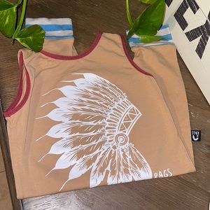 Rags to Raches Native Chief romper